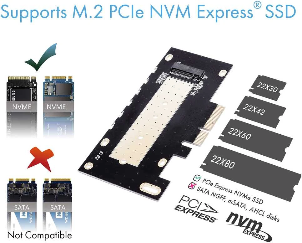 „Raidsonic“ | ICY BOX | PCIe plokštė su M.2 M-Key lizdu vienam M.2 NVMe SSD diskui
