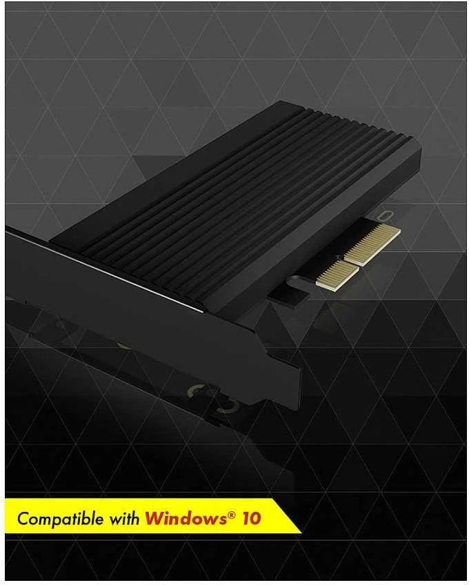 Icy Box Raidsonic | 1x HDD/SSD keitiklis, skirtas PCIe x4 lizdui | IB-PCI208-HS | Judėja