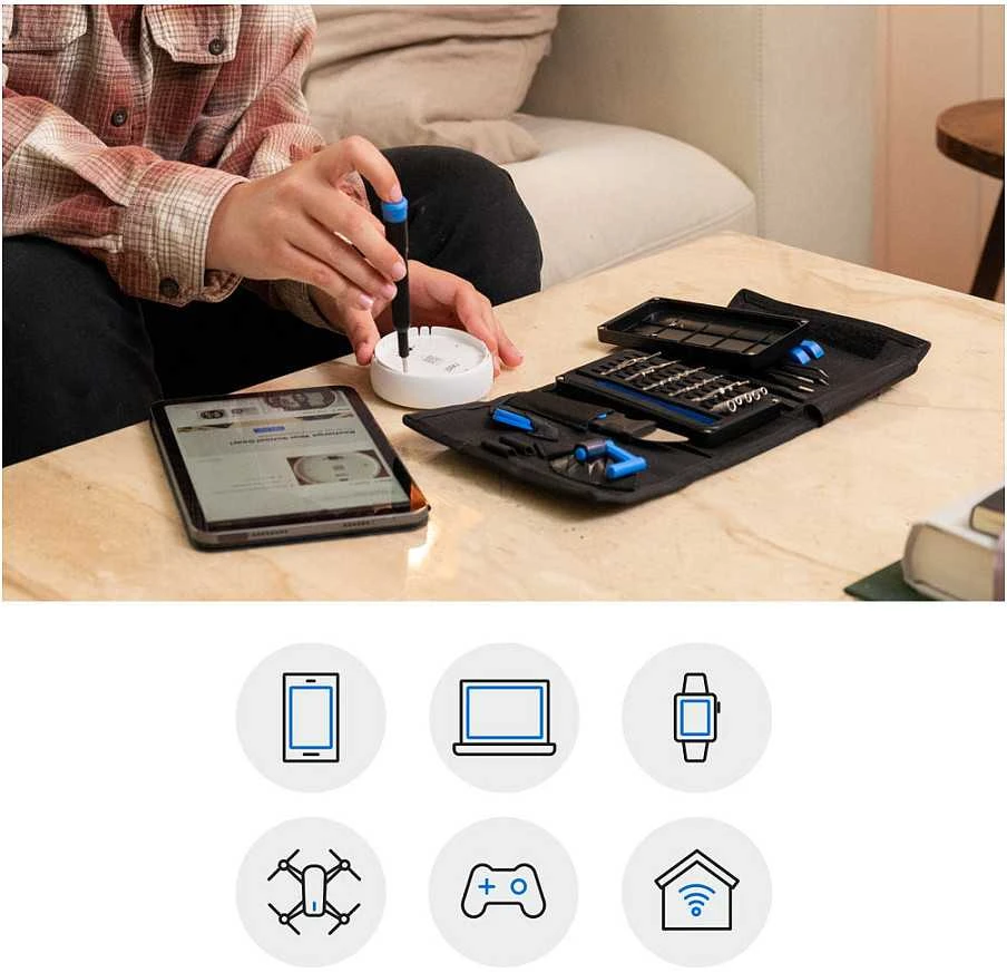 IFT iFixit IF145-783-1 elektroninių prietaisų taisymo įrankis 47 įrankiai(ių)