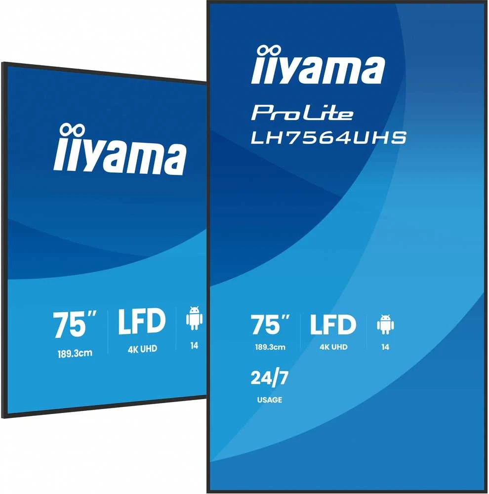 Monitorius iiyama ProLite LH7564UHS-B1AG
