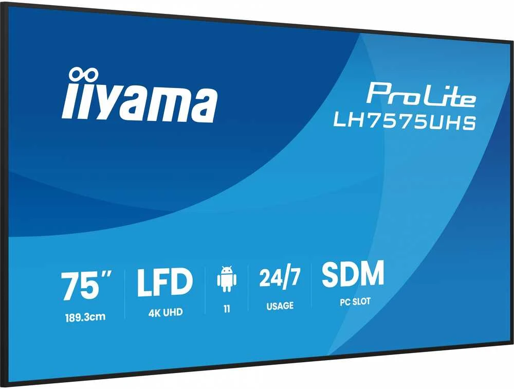 Monitorius iiyama ProLite LH7575UHS-B2AG