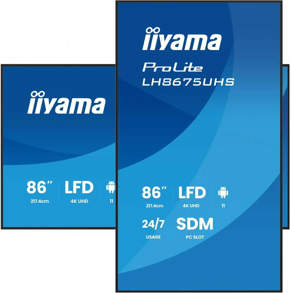 Monitorius iiyama ProLite LH8675UHS-B2AG