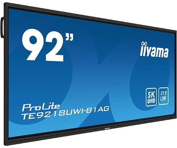 Monitorius Iiyama TE9218UWI-B1AG 92IN UW5K TOUCH/92 UW5K 5120X2160 IIWARE11 ANDR