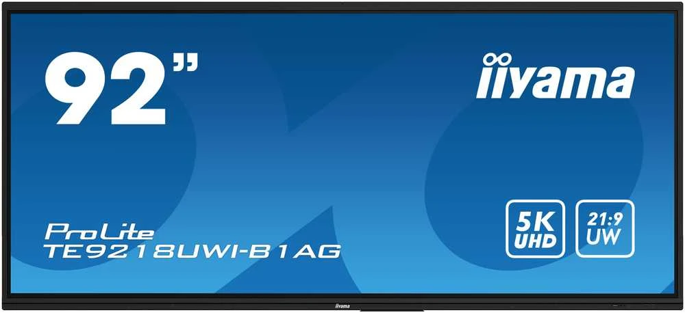 Monitorius Iiyama TE9218UWI-B1AG 92IN UW5K TOUCH/92 UW5K 5120X2160 IIWARE11 ANDR
