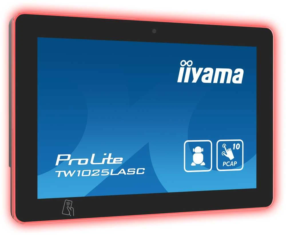 Monitorius „iiyama TW1025LASC-B1PNR“ – jutiklinis ekranas su 10 colių HD „Android“ ryšiu