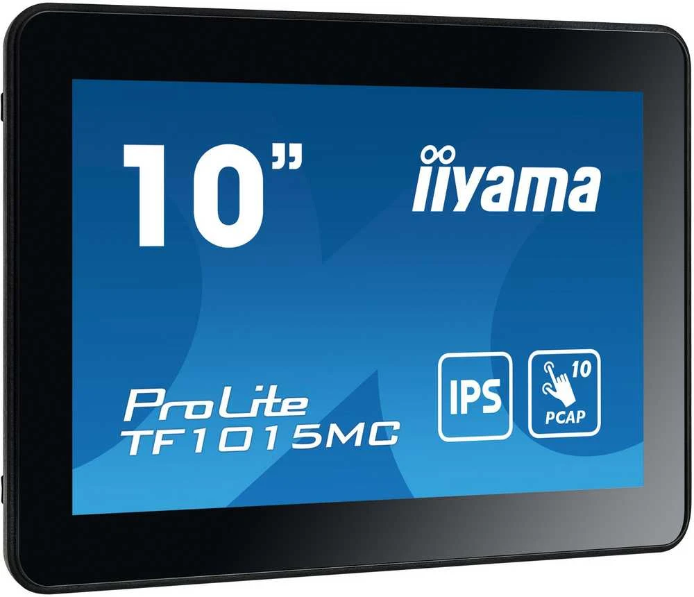 Monitorius IIYAMA TF1015MC-B2 A 10 colių jutiklinis skydelis 1280x1024 VA 500cd 10touch dažai CS VGA HDMIx1 DPx1 IP65 sertifikuotas juodas