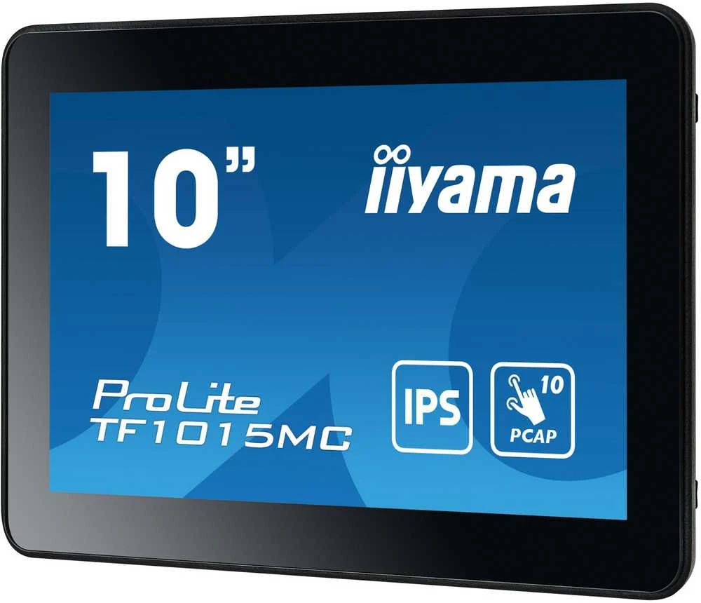 Monitorius IIYAMA TF1015MC-B2 A 10 colių jutiklinis skydelis 1280x1024 VA 500cd 10touch dažai CS VGA HDMIx1 DPx1 IP65 sertifikuotas juodas