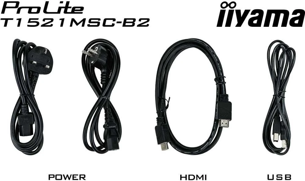 Monitorius iiyama ProLite T1521MSC-B2