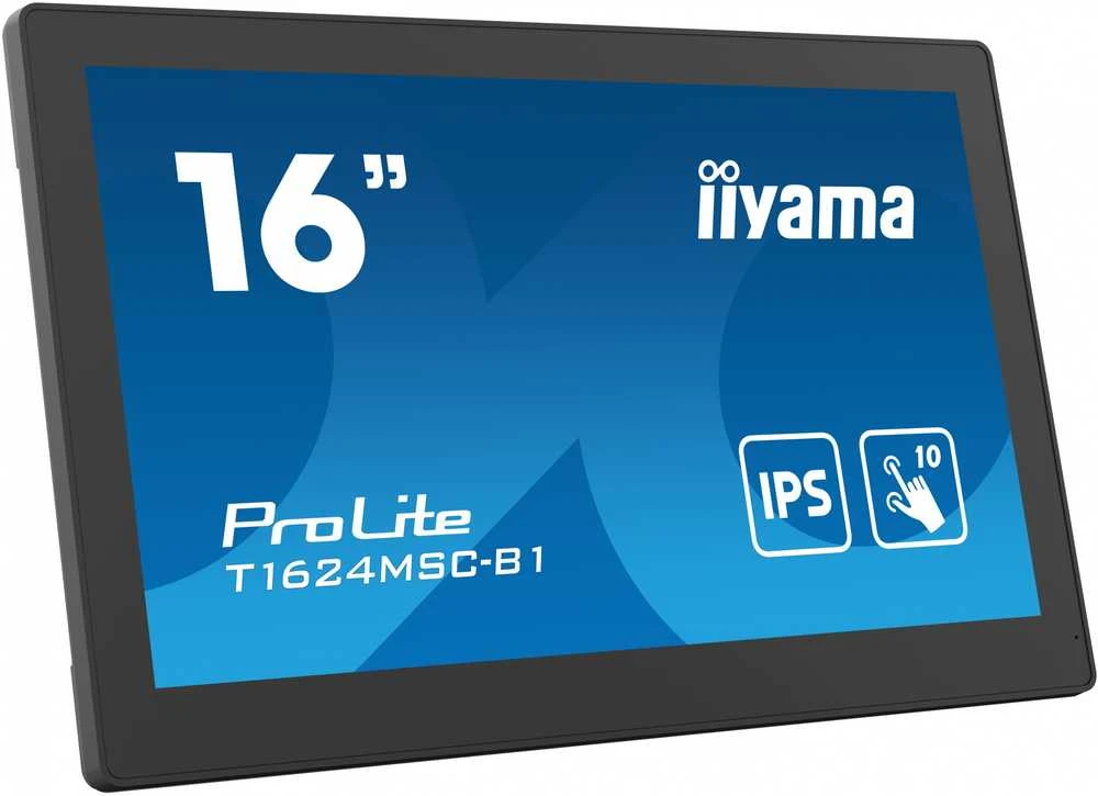 Monitorius iiyama ProLite T1624MSC-B1 - 15.6" | Full HD| HDMI | VESA 100