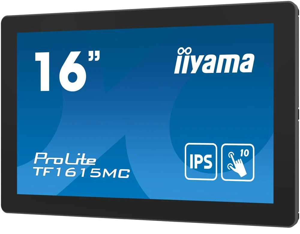 „iiyama TF1615MC-B1-Touch“ 16 colių HD monitorius