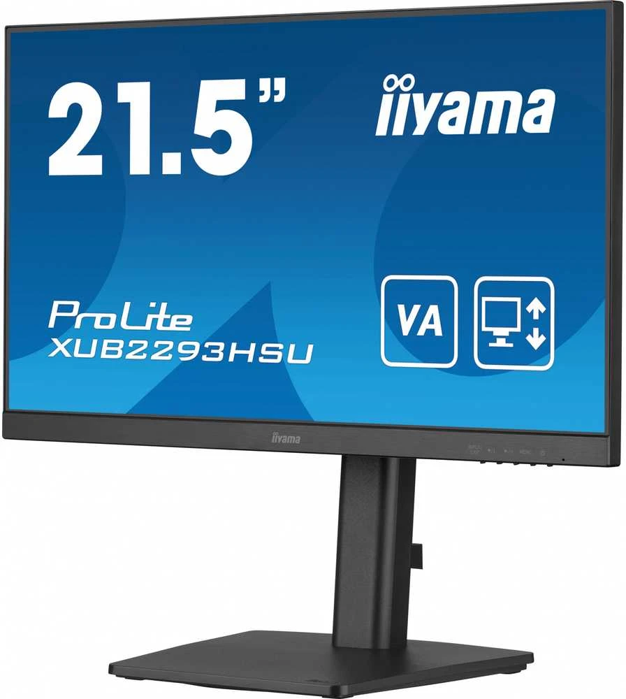 Monitorius iiyama ProLite XUB2293HSU-B7 - 100Hz | Full HD | 22'' | IPS | 1ms