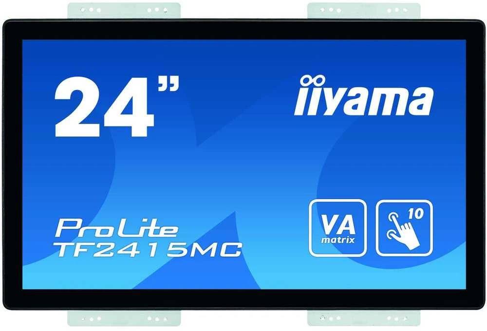 iiyama ProLite TF2415MC-B2 jutiklinis monitorius 60,5 cm (23.8") 1920 x 1080 pikseliai Juoda „Multi-touch“ Daugybė naudotojų