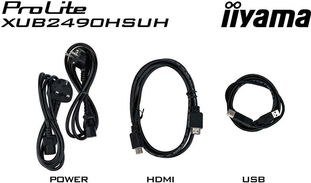 Monitorius iiyama ProLite XUB2490HSUH-B2 - 100Hz | Full HD | IPS | 23.8''