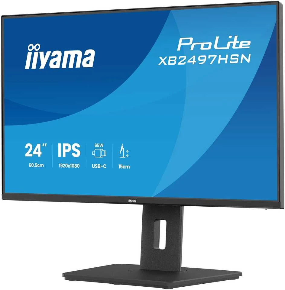 Monitorius iiyama ProLite XB2497HSN-B1 - 100Hz | Full HD | IPS | 23,8" | 1ms