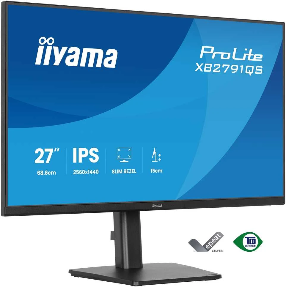 Monitorius iiyama ProLite XB2791QS-B1 - 75Hz | QHD | IPS | 27" | 1ms