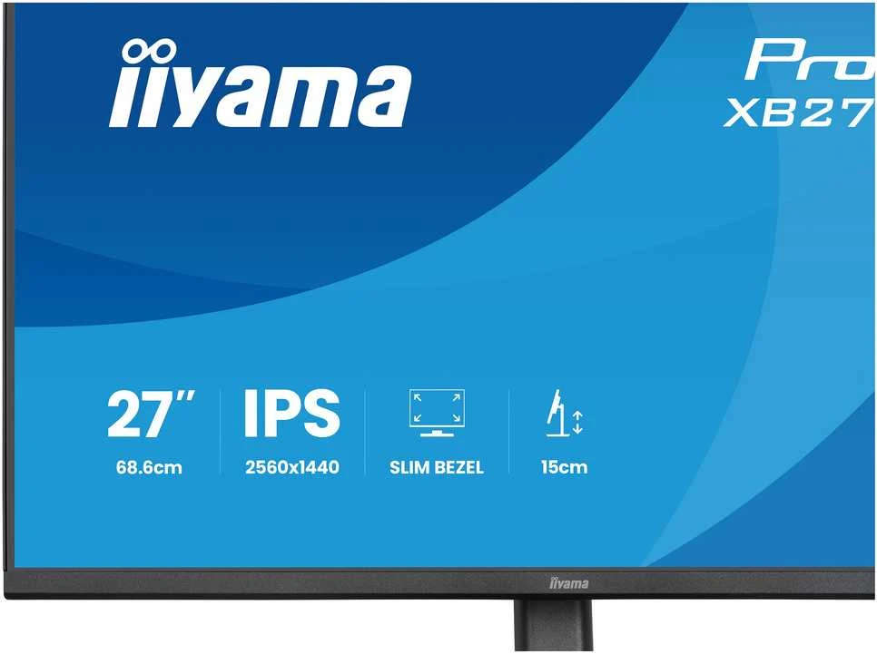 Monitorius iiyama ProLite XB2791QS-B1 - 75Hz | QHD | IPS | 27" | 1ms