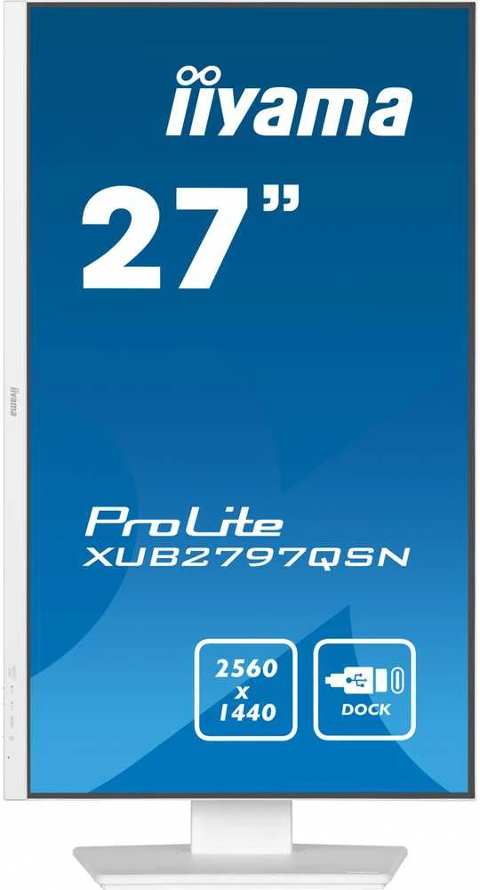 Monitorius IIYAMA XUB2797QSN-W2 27 colių IPS 2560x1440 300cd/m2 1ms HDMI DP USB