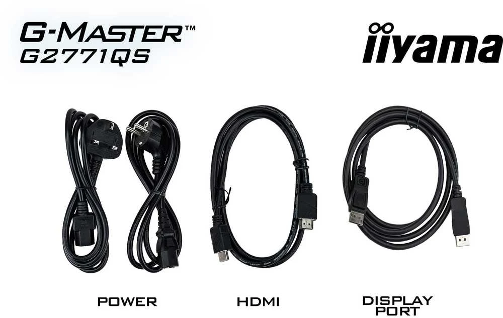 iiyama G-MASTER G2771QS-B1 computer monitorius 68.6 cm (27") 2560 x 1440 pikselių Wide Quad HD Juodas