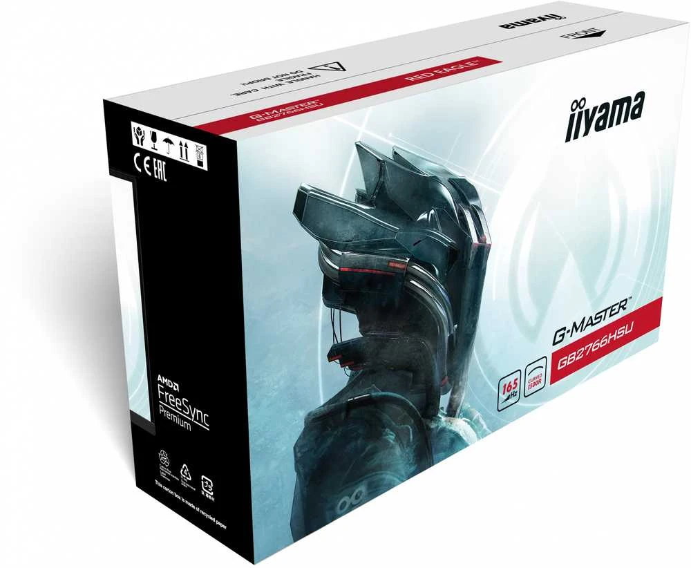 IIYAMA GB2766HSU-B1 27 colių ETE VA FHD Curved Gaming 1500R 16:9 3000:1 250cd/m2 1ms 2xHDMI