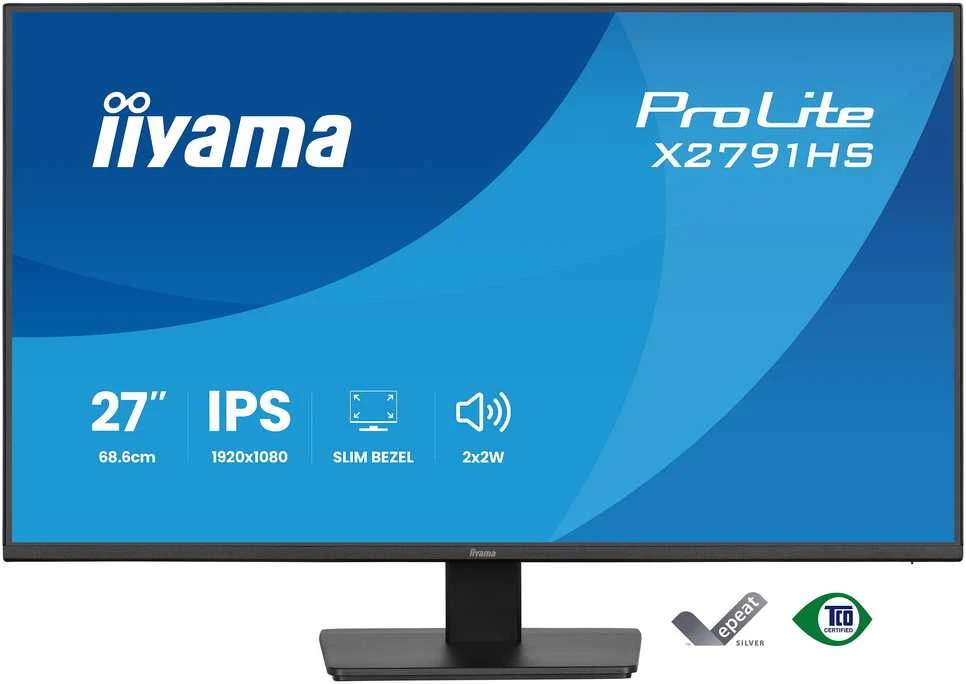 Monitorius iiyama ProLite X2791HS-B1 - 120Hz | Full HD | IPS | 27" | 1ms