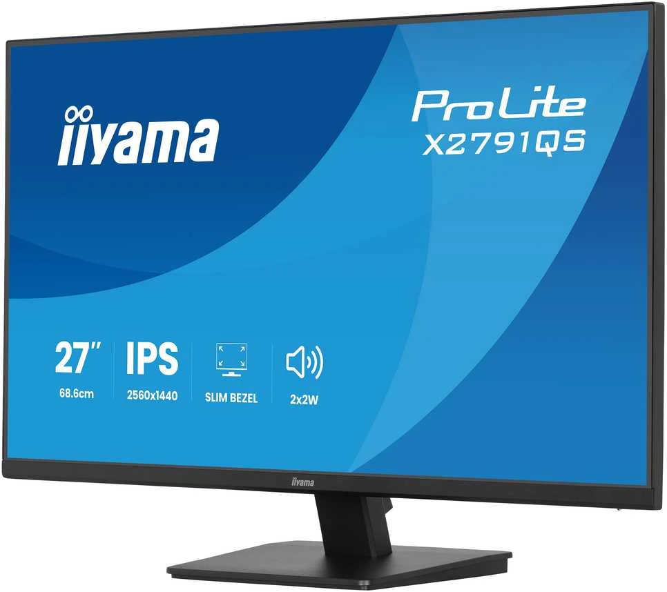 iiyama ProLite X2791QS-B1 computer monitorius 68.6 cm (27") 2560 x 1440 pikselių Quad HD LED Juodas