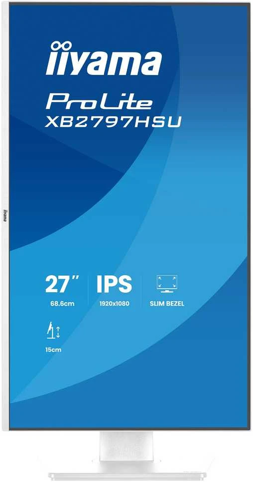 Monitorius IIYAMA ProLite XB2797HSU-W1 27-inch Baltas IPS 120Hz Eyecom