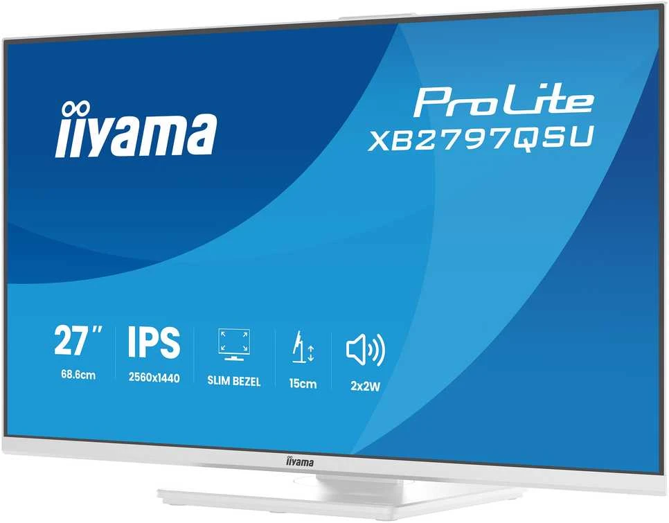 Monitorius iiyama ProLite XB2797QSU-W1 - 75Hz | QHD | IPS | 27" | 1ms