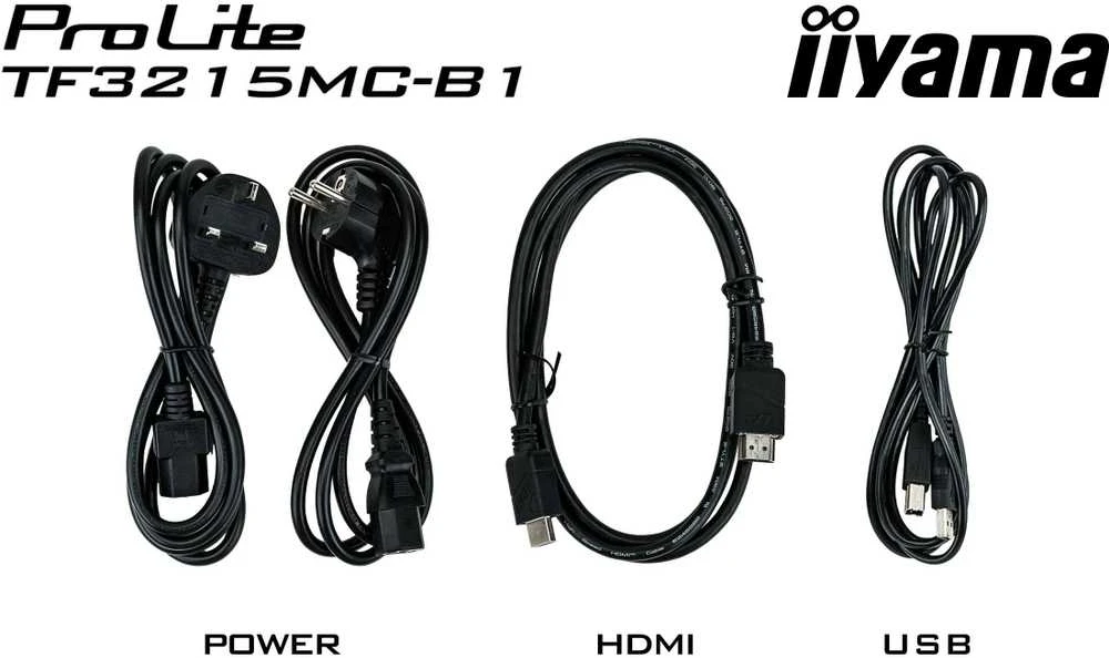 IIYAMA TF3215MC-B2 Monitorius 31,5 colio VA jutiklinis ekranas Full HD HDMI