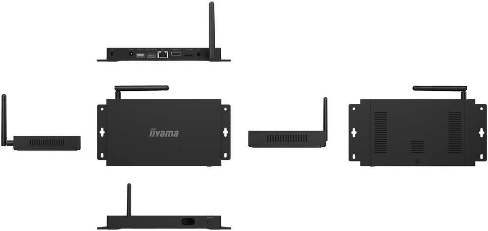 Laikiklis Multimedijos grotuvas iiyama iiyama Grotuvas IISIGNAGEBOX-1 grotuvas iiSignage2 / 5yr supported/ 4GB