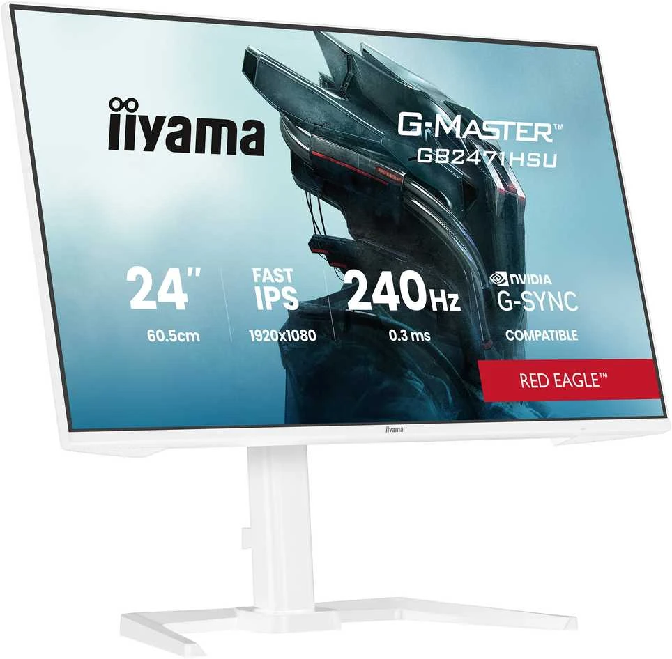Monitorius IIYAMA 60.5 cm (24 inch) GB2471HSU-W1 16-9 2xHDMI+DP+USB-C IPS
