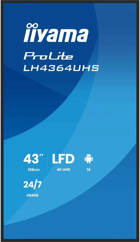 Monitorius iiyama LH4364UHS-B1AG