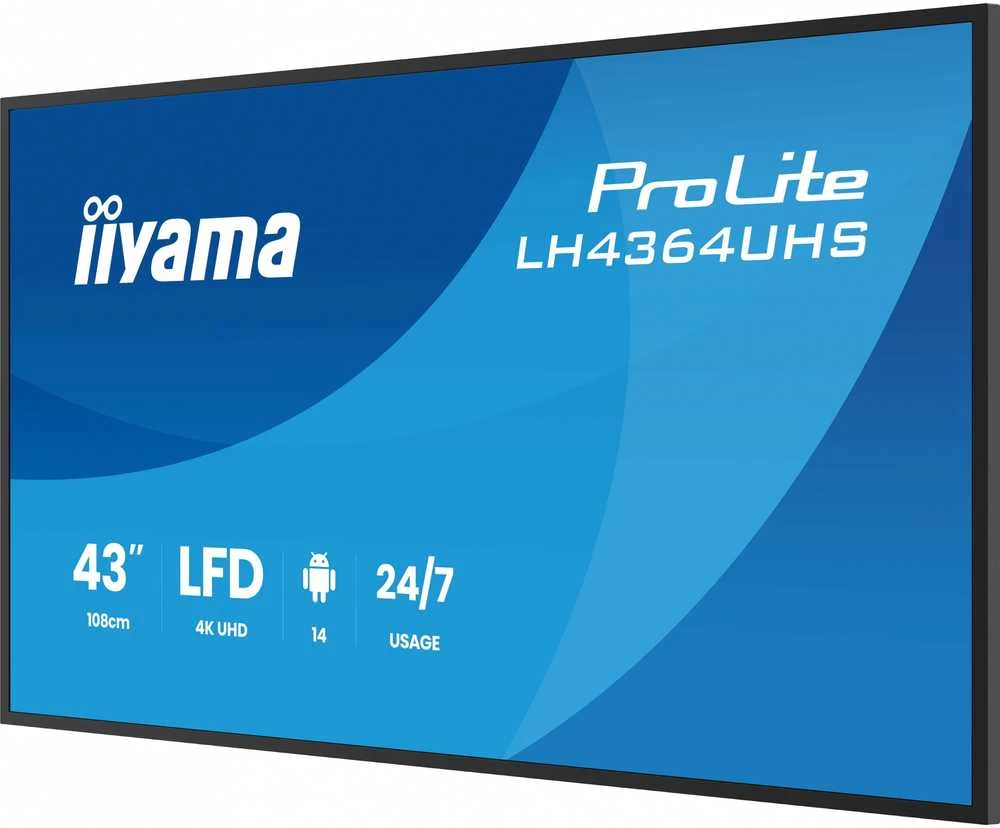 Monitorius iiyama LH4364UHS-B1AG