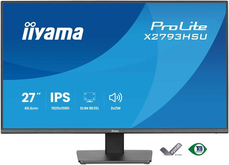 Monitorius iiyama ProLite X2793HSU-B1 - 120Hz | Full HD | IPS | 27" | 1ms