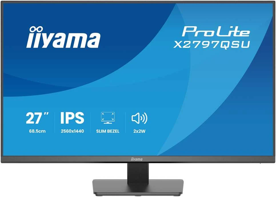 Monitorius iiyama ProLite X2797QSU-B1 - 75Hz | QHD | IPS | 27" | 1ms