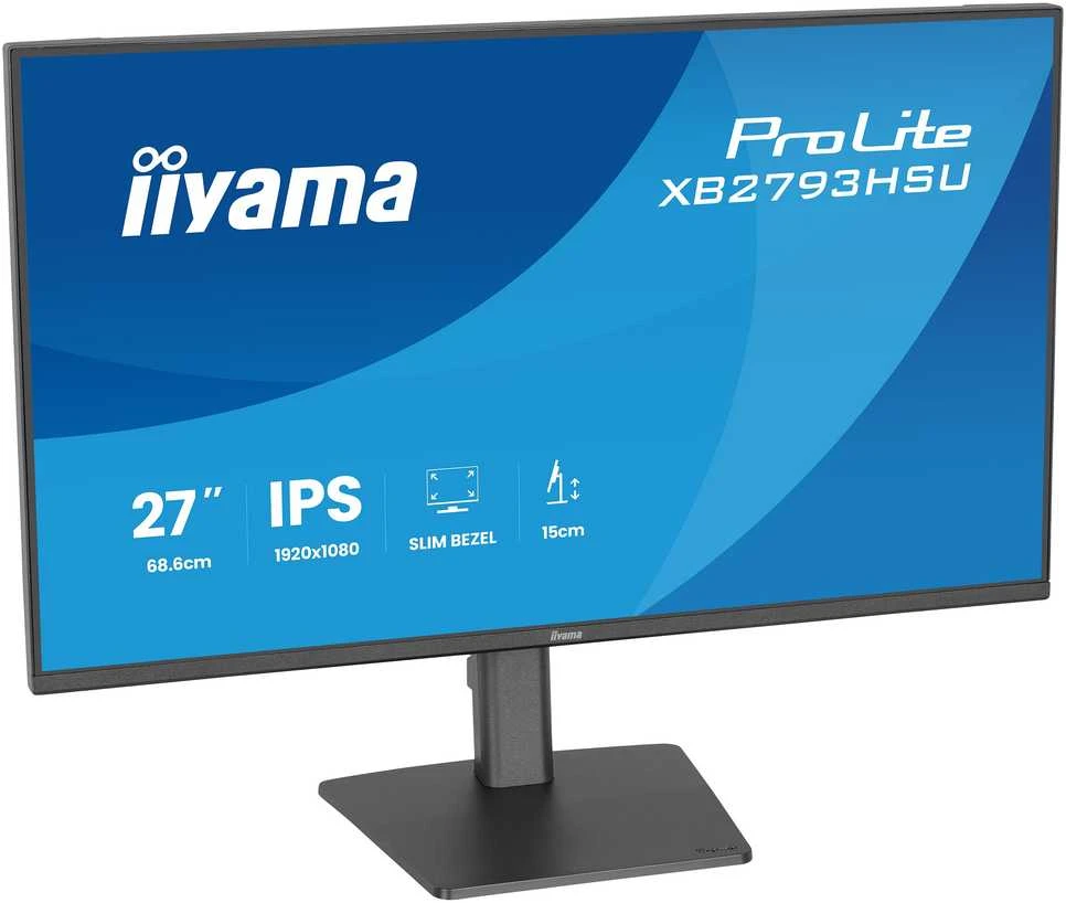 Monitorius iiyama ProLite XB2793HSU-B1 - 120Hz | Full HD | IPS | 27" | 1ms