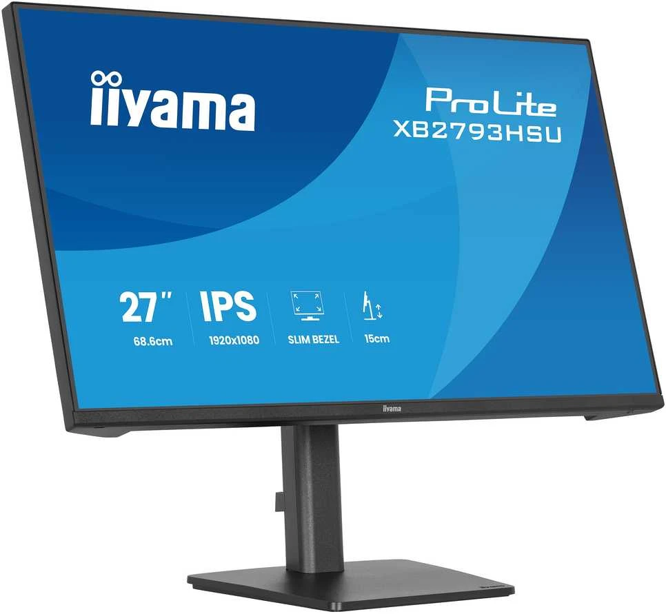 Monitorius iiyama ProLite XB2793HSU-B1 - 120Hz | Full HD | IPS | 27" | 1ms