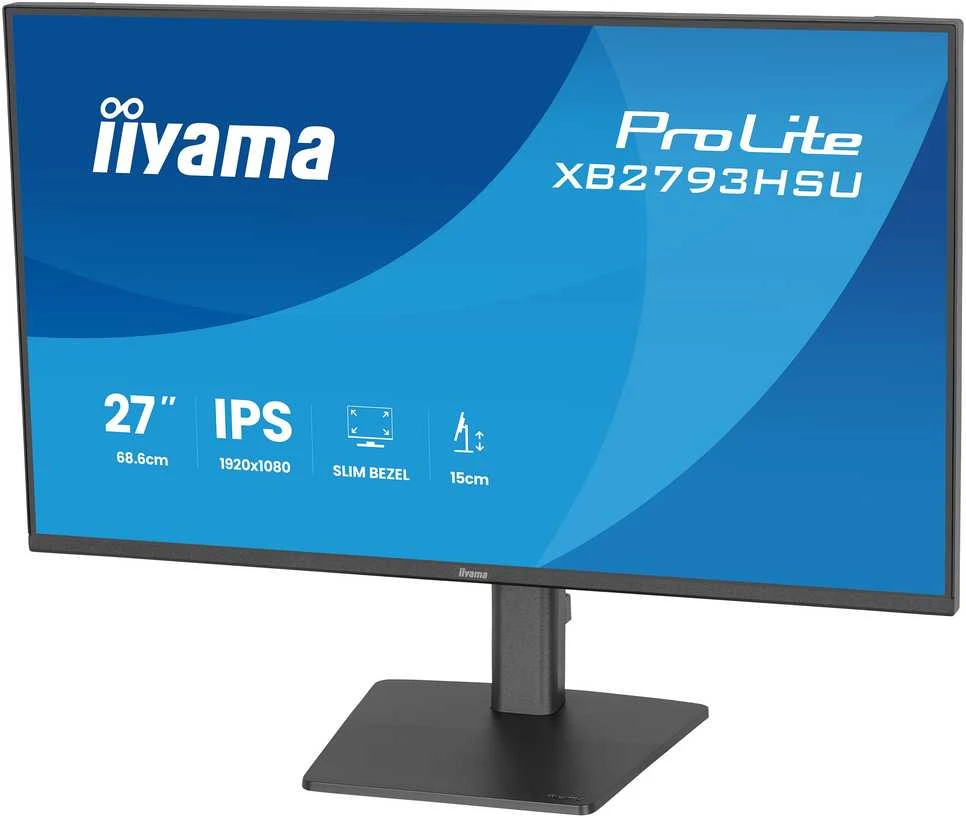 Monitorius iiyama ProLite XB2793HSU-B1 - 120Hz | Full HD | IPS | 27" | 1ms