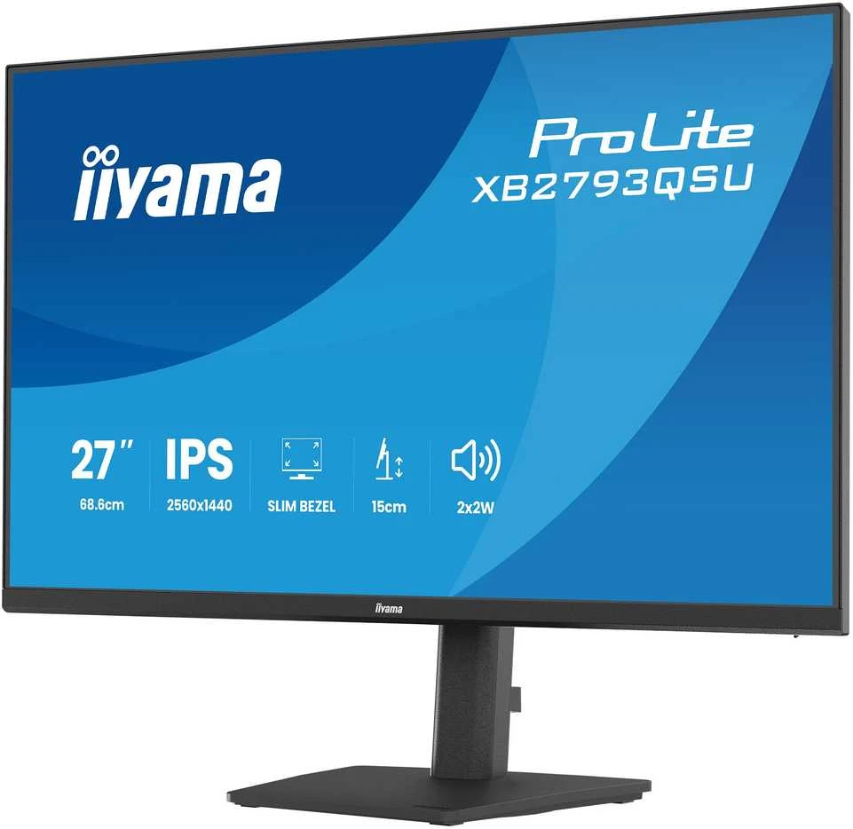 Monitorius iiyama ProLite XB2793QSU-B1 - 75Hz | QHD | IPS | 27" | 1ms