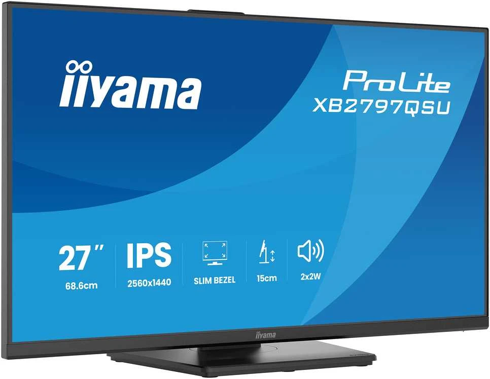 Monitorius iiyama ProLite XB2797QSU-B1 - 75Hz | QHD | IPS | 27" | 1ms