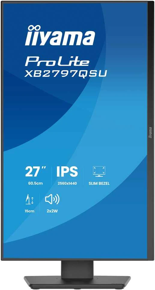 Monitorius iiyama ProLite XB2797QSU-B1 - 75Hz | QHD | IPS | 27" | 1ms