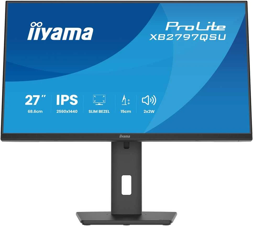 Monitorius iiyama ProLite XB2797QSU-B1 - 75Hz | QHD | IPS | 27" | 1ms