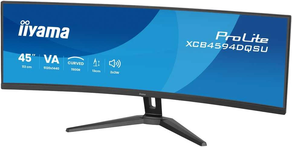 Monitorius iiyama ProLite XCB4594DQSU-B1 - 165Hz | 5120 x 1440 | VA | 44,5" | 0,8ms