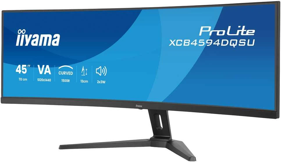 Monitorius iiyama ProLite XCB4594DQSU-B1 - 165Hz | 5120 x 1440 | VA | 44,5" | 0,8ms
