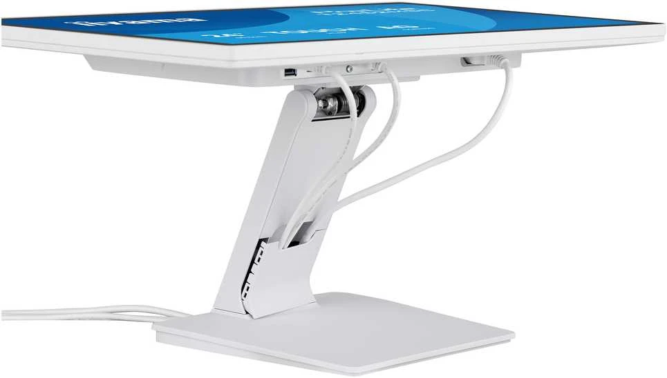 „iiyama T2452MSC-W2AG“ kompiuterio monitorius, 61 cm (24 colių), 1920 x 1080 pikselių, „Full HD“ LED jutiklinis ekranas, Baltas