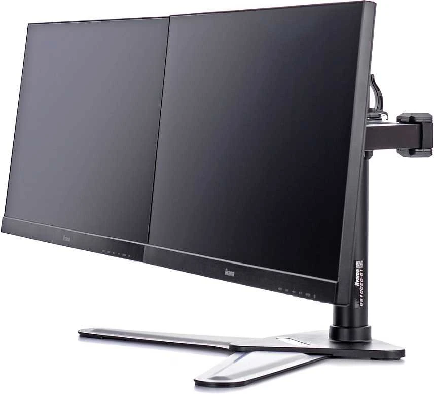 iiyama DS1002D-B1 monitoriaus laikiklis arba stovas 76,2 cm (30") Juoda