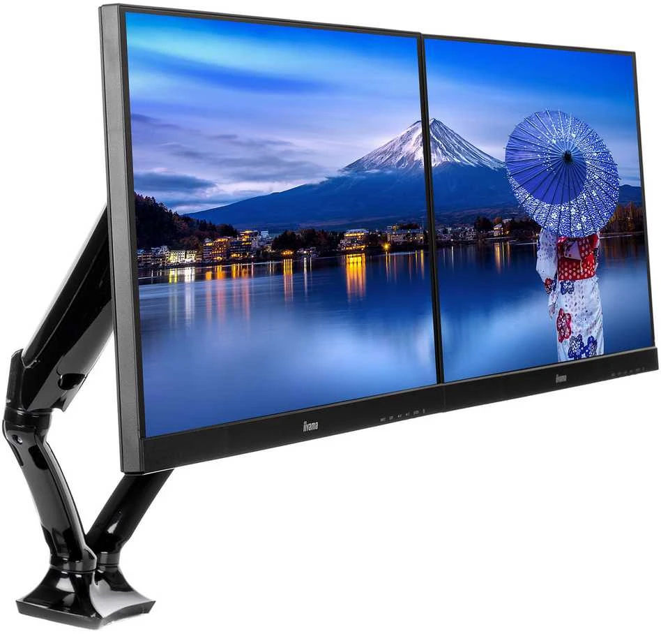 iiyama DS3002C-B1 stalinis plokščiųjų ekranų laikiklis 68,6 cm (27") Juoda
