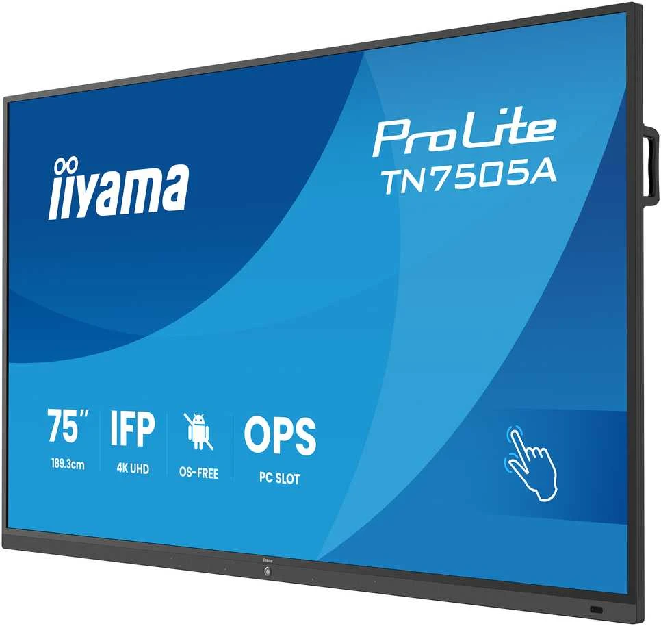 Monitorius Iiyama TN7505A-B1AG 75IN UHD - IR 40P TOUCH AG WITH NO-OS