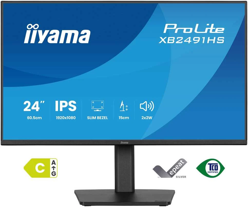 Monitorius iiyama ProLite XB2491HS-B1 23.8" Full HD IPS 120Hz