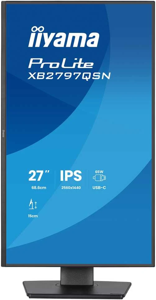 „iiyama XB2797HSN-B1 ProLite“ 27 colių „Full HD IPS“ USB-C prijungimo LAN monitorius