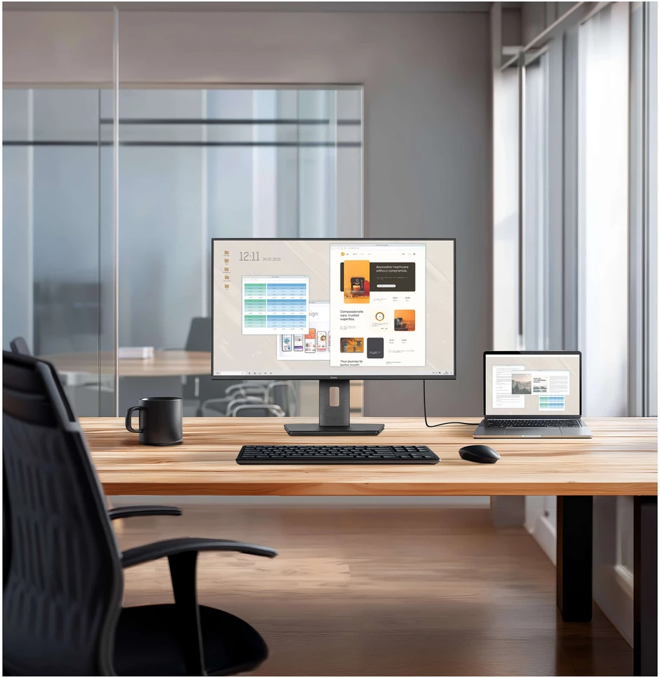 „iiyama XB2797HSN-B1 ProLite“ 27 colių „Full HD IPS“ USB-C prijungimo LAN monitorius